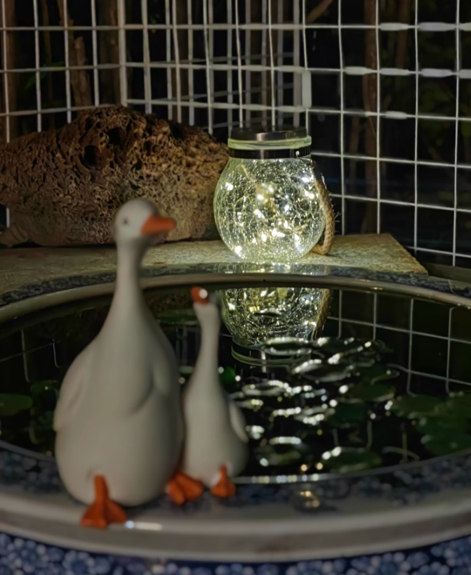 À la rencontre d'une nuit poétique ! Une petite lumière d’ambiance illumine un micro coin romantique