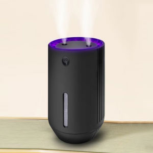 Humidificateur à double pulvérisation à lumières colorées