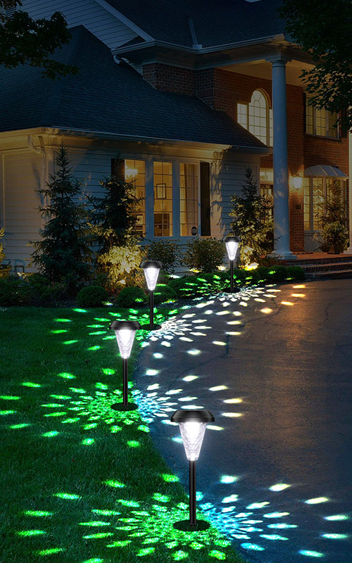 Lumières solaires extérieures de voie pour le jardin