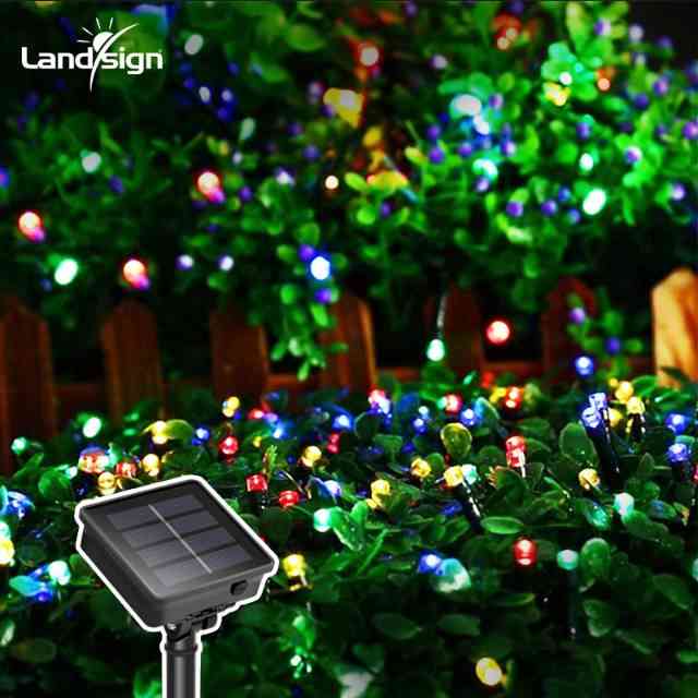 Cordes de lumière LED de jardin de décoration de vacances imperméables extérieures