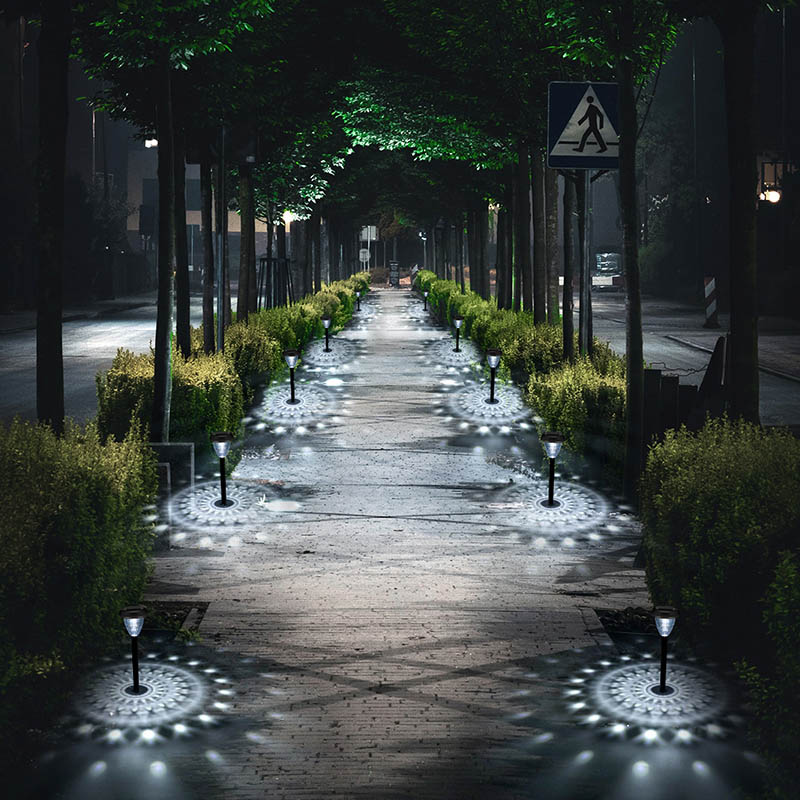 Lumières solaires de voie en plein air