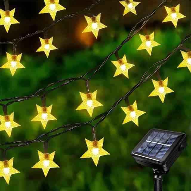 Guirlande lumineuse solaire à 50 DEL Twinkle Star