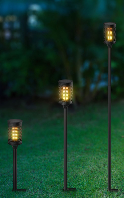 Lumières solaires extérieures imperméables à LED pour lampe de jardin