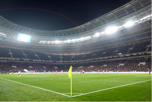 La Coupe du monde débute ce soir et LED illumine l'arène de la Coupe du monde 2018